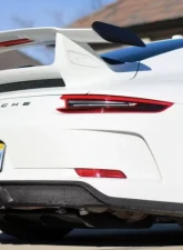 Soul Performance Competition Exhaust Non-Valved 4 Inch Slash Single Wall Satin Tips Porsche 991.1 GT3 2013-2016                                     - POR.991GT3.PKG.SLT4 - Image 8