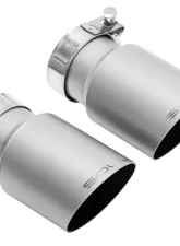 Soul Performance Bolt-On Exhaust Tips 4 Inch Slash Single Wall Satin Tips Porsche 991.2 GT3 2018-2019                                     - POR.9912GT3.SLT4 - Image 4