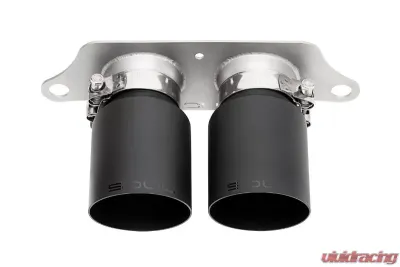 Soul Performance Bolt-On Exhaust Tips 4 Inch Straight Single Wall Black Tips Porsche 991.1 GT3 2013-2016 - POR.991GT3.SWT4B