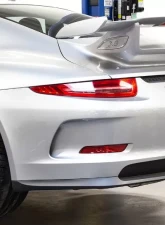 Soul Performance Bolt-On Exhaust Tips 4 Inch Straight Single Wall Black Tips Porsche 991.1 GT3 2013-2016                                     - POR.991GT3.SWT4B - Image 2