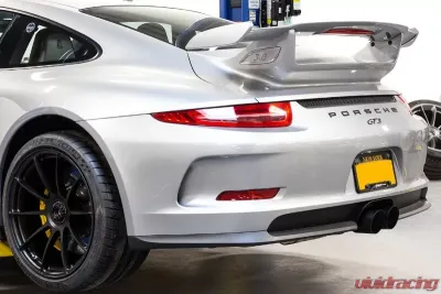 Soul Performance Bolt-On Exhaust Tips 4 Inch Straight Single Wall Black Tips Porsche 991.1 GT3 2013-2016 - POR.991GT3.SWT4B