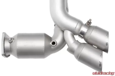 Soul Performance Sport X-Pipe Exhaust System with Sport Catalytic Converters GT2 Style Single Wall Tips Porsche 991.1 | 991.2 Turbo 2013-2024 - POR.991T.XES.SLT
