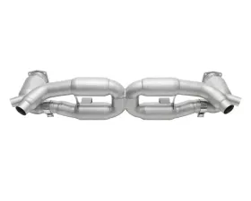 Soul Performance Sport X-Pipe Exhaust System with Sport Catalytic Converters Reuse factory tips Porsche 997.1 Turbo 2006-2009