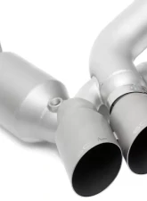 Soul Performance Sport X-Pipe Exhaust System with Sport Catalytic Converters GT2 Style Single Wall Satin Tips Porsche 997.1 Turbo 2006-2009                                     - POR.997T.XES.SLT - Image 2