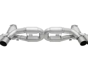Soul Performance Sport X-Pipe Exhaust System with Sport Catalytic Converters Straight Cut Single Wall Tips Porsche 991.1 | 991.2 Turbo 2013-2024