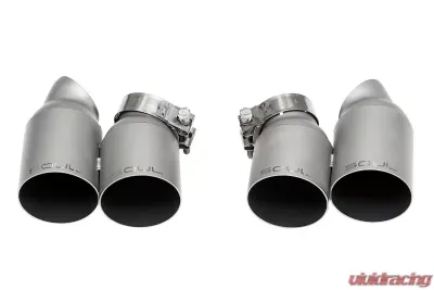 Soul Performance Sport X-Pipe Exhaust System with Sport Catalytic Converters Straight Cut Single Wall Tips Porsche 991.1 | 991.2 Turbo 2013-2024 - POR.991T.XES.SWT