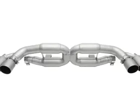 Soul Performance X-Pipe Exhaust Straight Cut Single Wall Tips Porsche 991.1 | 991.2 Turbo 2013-2024