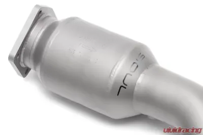 Soul Performance Sport X-Pipe Exhaust System with Sport Catalytic Converters X-50 Style Bolt-On Black Chrome Tips Porsche 996 Turbo 2000-2005 - POR.996T.XES.X50B