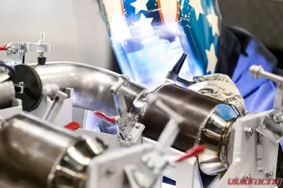 Soul Performance Sport X-Pipe Exhaust System with Sport Catalytic Converters X-50 Style Bolt-On Black Chrome Tips Porsche 996 Turbo 2000-2005 - POR.996T.XES.X50B