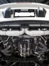 Soul Performance Sport X-Pipe Exhaust System with Sport Catalytic Converters X-50 Style Bolt-On Black Chrome Tips Porsche 996 Turbo 2000-2005                                     - POR.996T.XES.X50B - Image 3