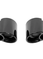 Soul Performance Sport X-Pipe Exhaust System with Sport Catalytic Converters X-50 Style Bolt-On Black Chrome Tips Porsche 996 Turbo 2000-2005                                     - POR.996T.XES.X50B - Image 2