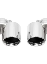 Soul Performance Bolt-On Exhaust Tips Polished Chrome Porsche 997.1 Carrera 2005-2008                                     - POR.9971.POL - Image 2