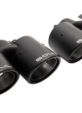 Soul Performance Valved Exhaust Carbon Fiber Tips Porsche 997.1 Carrera 2005-2008                                     - POR.9971.VES.CFT - Image 2