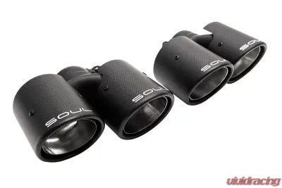 Soul Performance Valved Exhaust Carbon Fiber Tips Porsche 997.1 Carrera 2005-2008 - POR.9971.VES.CFT