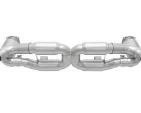 Soul Performance Sport X-Pipe Exhaust System with Sport Catalytic Converters Reuse factory tips Porsche 997.2 Turbo 2010-2012