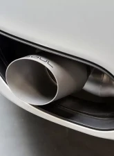 Soul Performance X-Pipe Exhaust Reuse factory tips GT2 Style Single Wall Satin Tips Porsche 997.2 Turbo 2010-2012                                     - POR.9972T.XP.SLT - Image 3