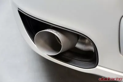 Soul Performance X-Pipe Exhaust Reuse factory tips GT2 Style Single Wall Satin Tips Porsche 997.2 Turbo 2010-2012 - POR.9972T.XP.SLT