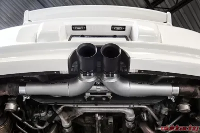 Soul Performance Competition Exhaust Valved 3.5 Inch Straight Single Wall Satin Tips Porsche 997 | 997.2 GT3 2006-2011 - POR.997GT3.PKGV.SWT