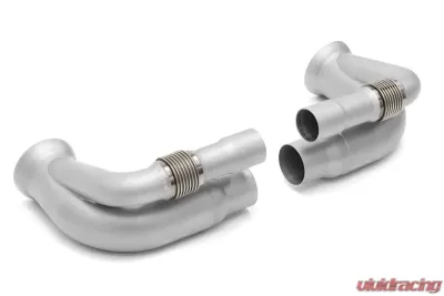 Soul Performance Competition Exhaust Non-Valved 3.5 Inch Slash Single Wall Brushed Tips Porsche 997 | 997.2 GT3 2006-2011 - POR.997GT3.PKG.SLTBR