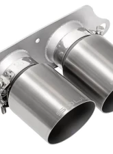 Soul Performance Competition Exhaust Non-Valved 3.5 Inch Slash Single Wall Brushed Tips Porsche 997 | 997.2 GT3 2006-2011                                     - POR.997GT3.PKG.SLTBR - Image 4