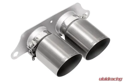 Soul Performance Bolt-On Exhaust Tips 3.5 Inch Slash Single Wall Brushed Tips Porsche 997.2 GT3 2006-2011 - POR.997GT3.SLTBR