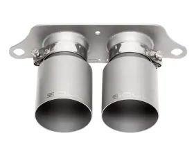 Soul Performance Bolt-On Exhaust Tips 3.5 Inch Slash Single Wall Satin Tips Porsche 997.2 GT3 2006-2011