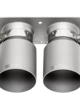 Soul Performance Competition Exhaust Non-Valved 3.5 Inch Straight Single Wall Satin Tips Porsche 997 | 997.2 GT3 2006-2011                                     - POR.997GT3.PKG.SWT - Image 4