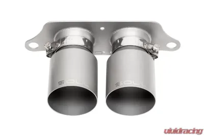 Soul Performance Bolt-On Exhaust Tips 3.5 Inch Slash Single Wall Satin Tips Porsche 997.2 GT3 2006-2011 - POR.997GT3.SLT