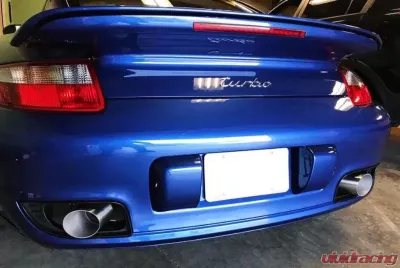 Soul Performance Sport X-Pipe Exhaust System with Sport Catalytic Converters GT2 Style Single Wall Satin Tips Porsche 997.1 Turbo 2006-2009 - POR.997T.XES.SLT