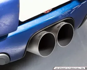 Soul Performance Bolt-On X-Pipe With Tips Straight Cut Single Wall Satin Tips Porsche 987.2 06-13 | 981 Cayman | Boxster 2012-2024 CLEARANCE