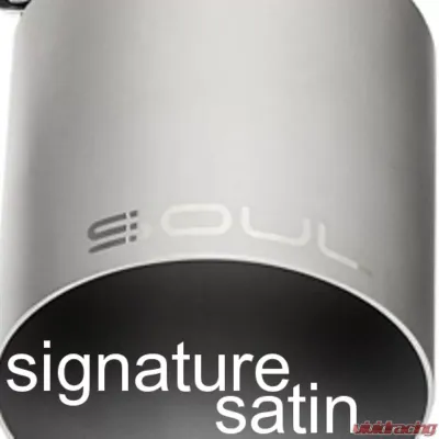 Soul Performance PSE Bolt-On Exhaust Tips 4.0 Inch Straight Cut Single Wall Brushed Tips Porsche 991.2 Carrera 2017-2024 - POR.9912PSE.SWT4BR