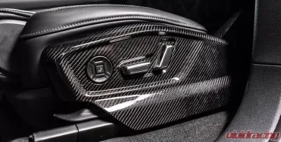 ABT  2pcs Gloss Carbon Fiber Front Seat Panels - 4M807006145-4