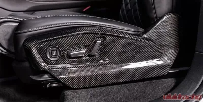 ABT  2pcs Gloss Carbon Fiber Front Seat Panels - 4M807006145-4