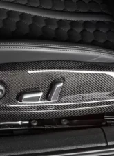 ABT OEM 2pc Carbon Fiber Seat Frame Covers Audi A6 | S6 2016-2018                                     - 4G057142141-4 - Image 2