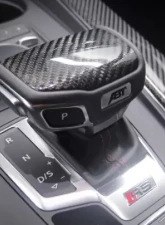 ABT Carbon Fiber Shift Knob Cover Audi A4/S4 | A5/S5 | RS5 | Q5/SQ5 | Q7 2017-2023                                     - AN707001240-1 - Image 3