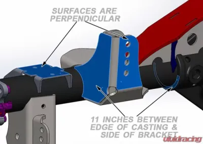 Artec Industries 3.5" Diameter Rear Tracbar Bracket Jeep - BR1135