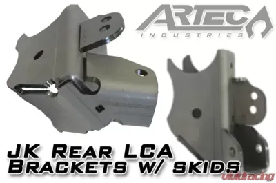 Artec Industries 3.5" Diameter Rear LCA Brackets w/ Skids - BR1137