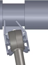 Artec Industries 10 Deg 3.5-3.75" Dana 60 Lower Link Axle Brackets Pair                                     - BR1141 - Image 3