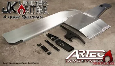 Artec Industries JK Under Armor 4 Door Bellypan Kit Jeep Wrangler JK Unlimited 2012-2017 - JK1010