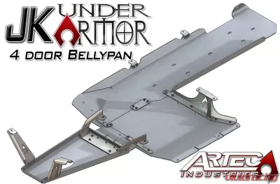 Artec Industries JK Under Armor 4 Door Bellypan Kit Jeep Wrangler JK Unlimited 2007-2011 - JK1011