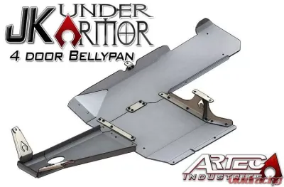Artec Industries JK Under Armor 2 Door Bellypan Kit Jeep Wrangler JK 2012-2016 - JK1020