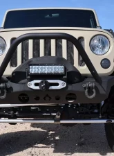 NightHawk Jeep JK Front Bumper W/Mid Tube Stinger Artec Industries                                     - JK2303 - Image 2