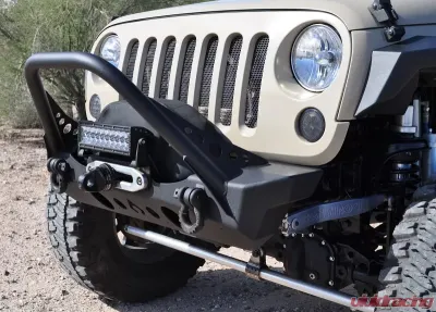 NightHawk Jeep JK Front Bumper W/Mid Tube Stinger Artec Industries - JK2303