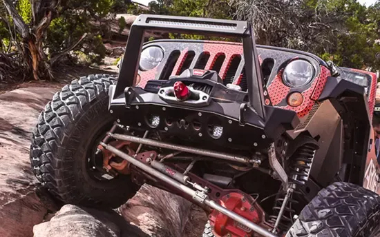 Artec Industries Aluminum Front Bumper Rock Guard Jeep Wrangler JK 2007-2018 - JK2308