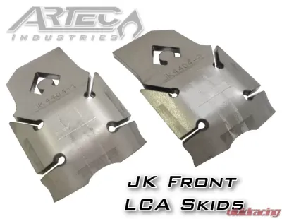 Artec Industries JK Front LCA Skids - JK4404