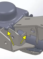 Artec Industries JK Heavy Duty Stock Tracbar Bracket                                     - JK4407 - Image 2