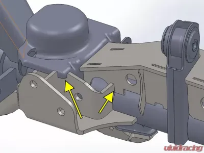 Artec Industries JK Heavy Duty Stock Tracbar Bracket - JK4407