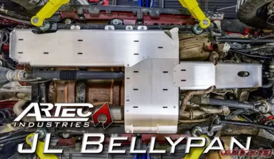 Artec Industries Aluminum Full Bellypan Jeep JL 4 Door 3.6L - JL4101