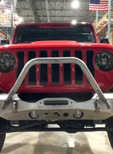 Artec Industries NightHawk Jeep JL Front Bumper W/Mid Tube Stinger Bare                                     - JL5303 - Image 2