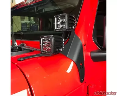 Artec Industries JL A-Pillar Dual Led Cube Light Mount - JL5603